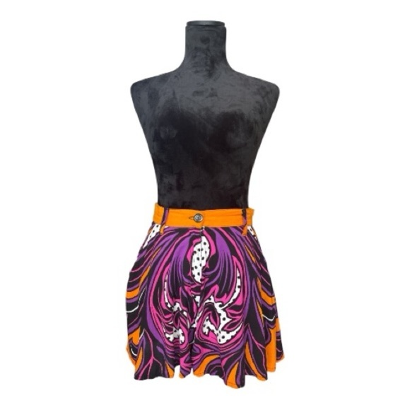 FAIRGROUND Dresses & Skirts - Fairground Festival Retro Boho Printed High-Waisted Shorts